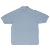 Vintage Nike Classic Swoosh Blue Polo Shirt 1990S Size Large