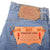 Beautiful Blue Levis 501 Jeans 1993   Size on Tag 30X32  Back Button #913