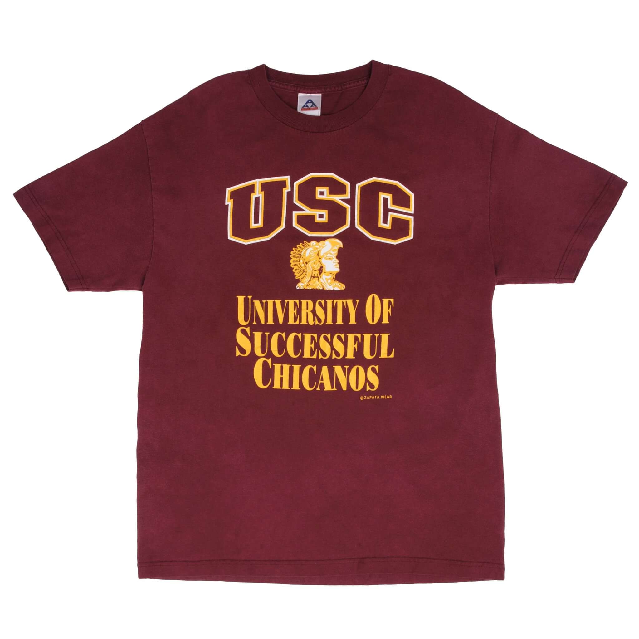 Vintage Usc University Of Successful Chicanos Tee Shirt 1990S Size Large
