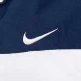 Vintage Nike Classic Swoosh Blue White Windbreaker Jacket 1990S Size Medium