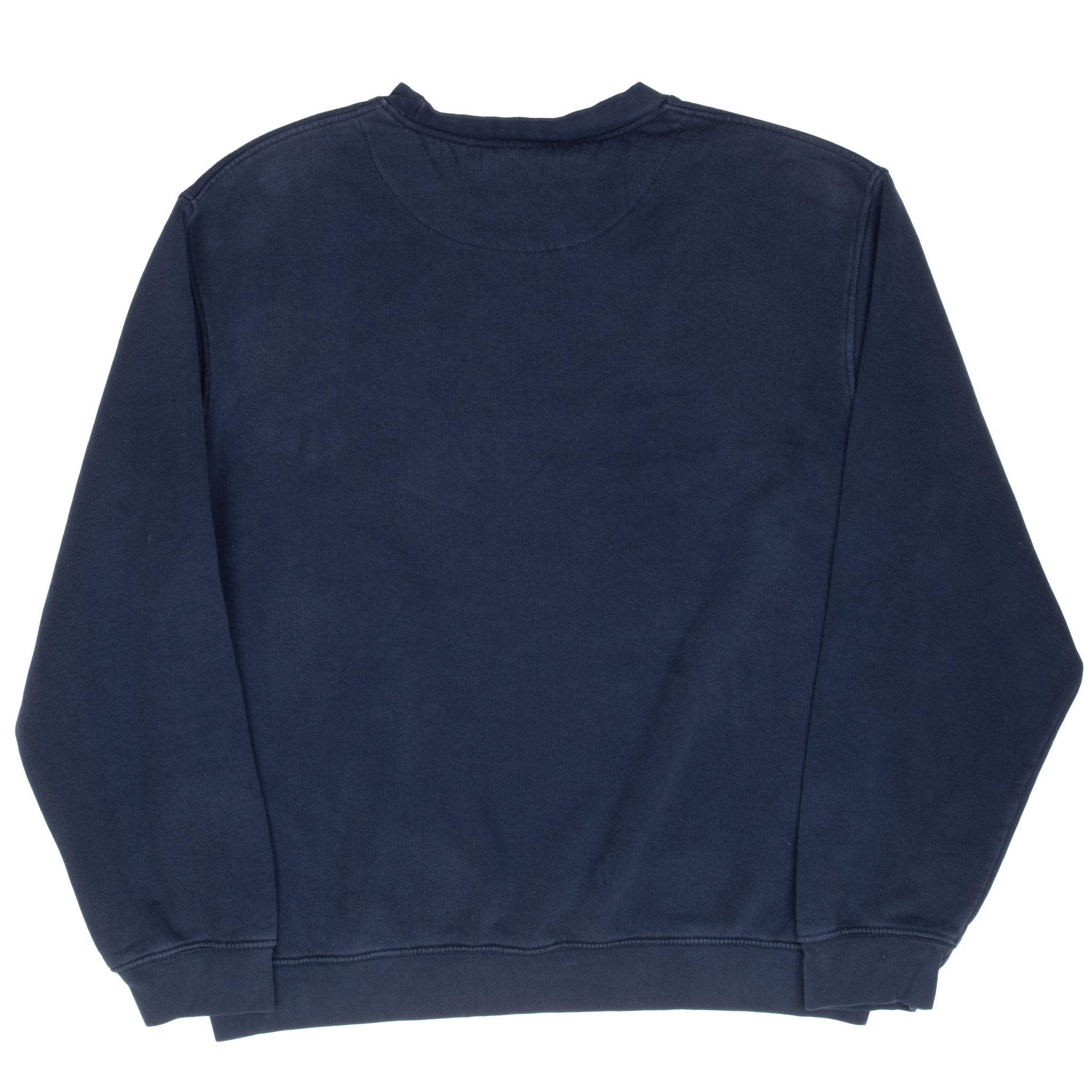 Vintage Nike Classic Swoosh Navy Blue Sweatshirt 2000S Size Medium