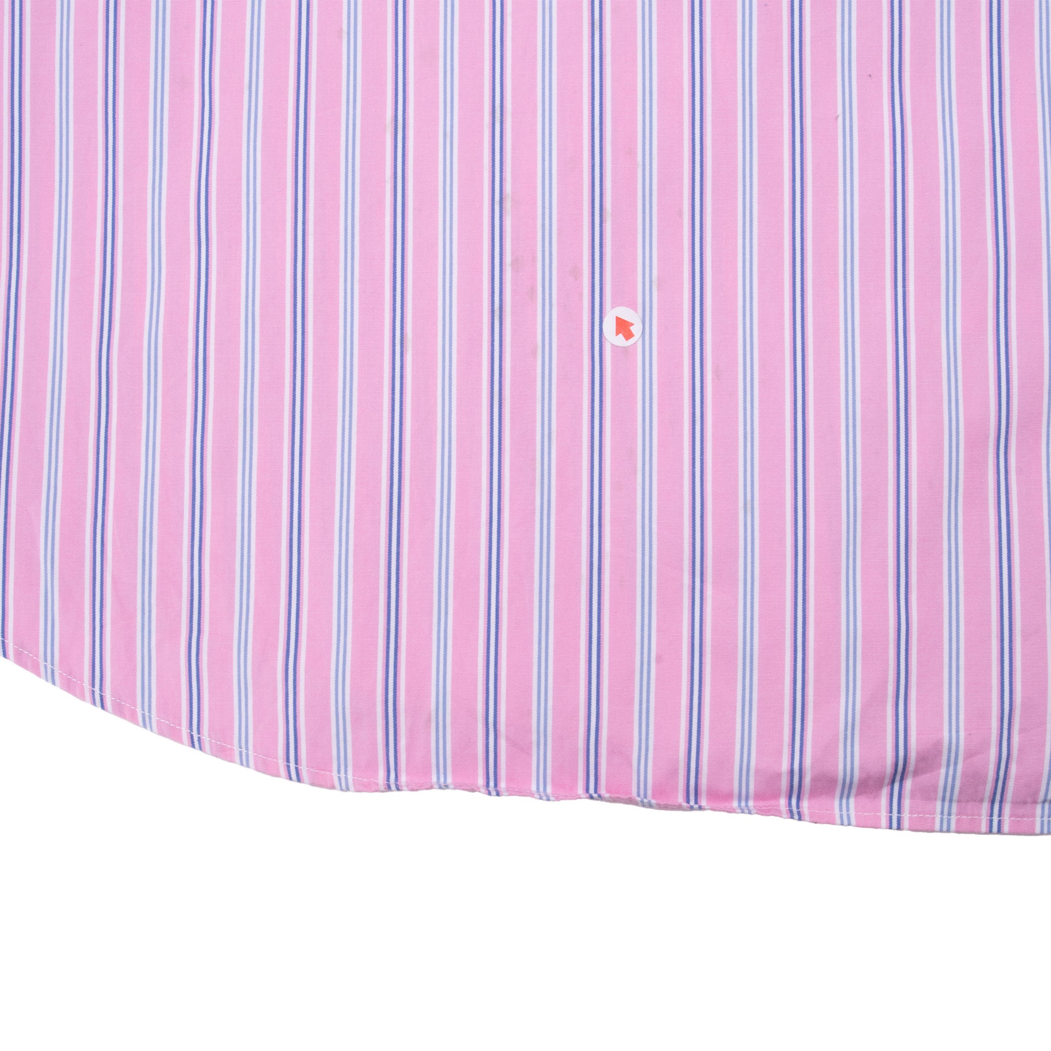 VINTAGE RALPH LAUREN CLASSIC STRIPED PINK SHIRT 1990S SIZE XL