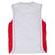 Vintage Nike Grey And Red Training Basketball Jersey 1990S Size Large