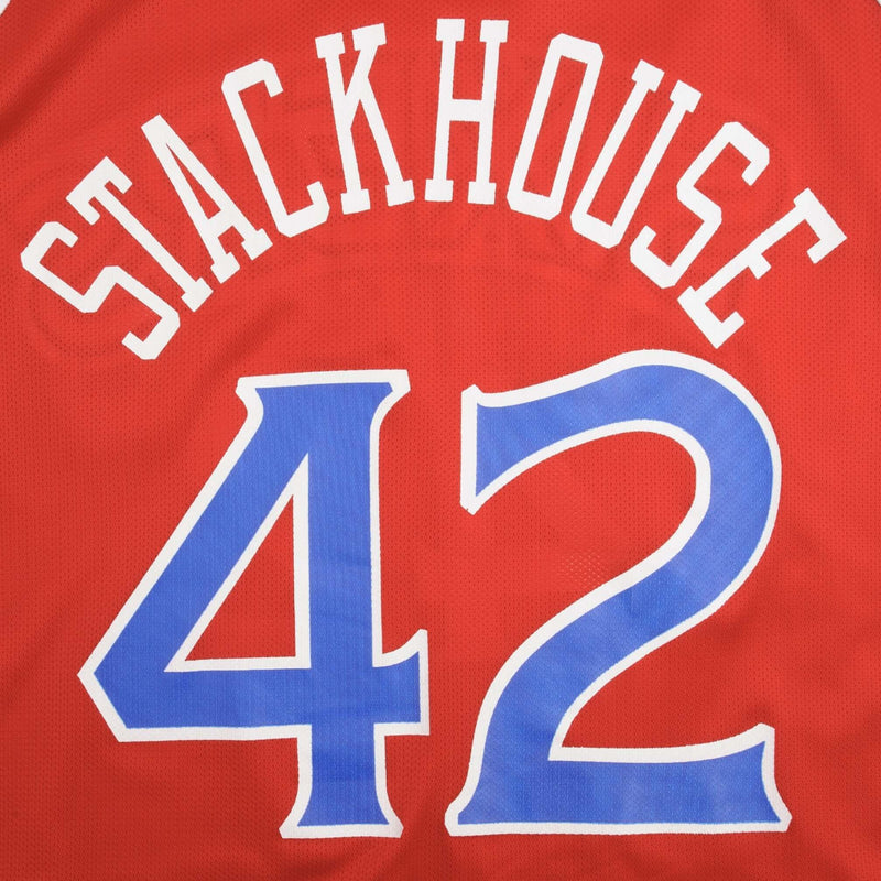 Vintage Champion NBA Philadelphia 76Ers Stackhouse #42 Jersey Late 1990S Size 40