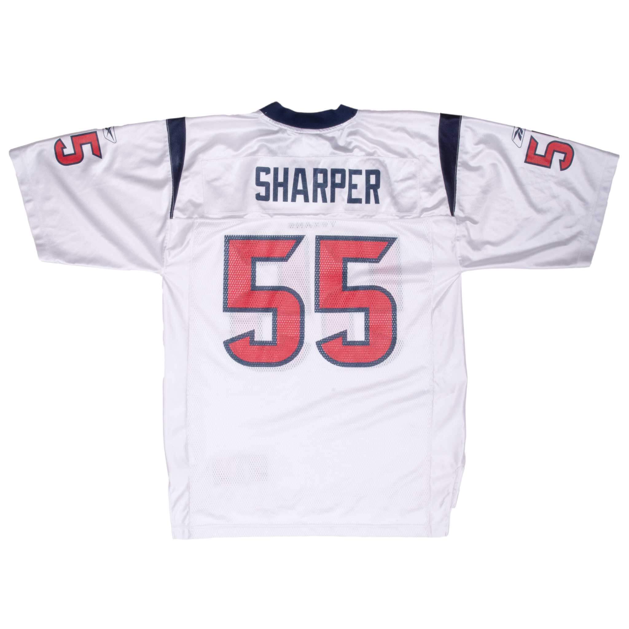 Vintage Nfl Houston Texans Jamie Sharper #55 Reebok Jersey 2000S Size Medium