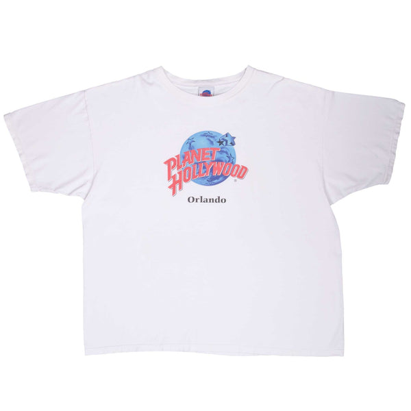 Vintage Planet Hollywood Orlando 1991 Tee Shirt Size XL Made In Usa