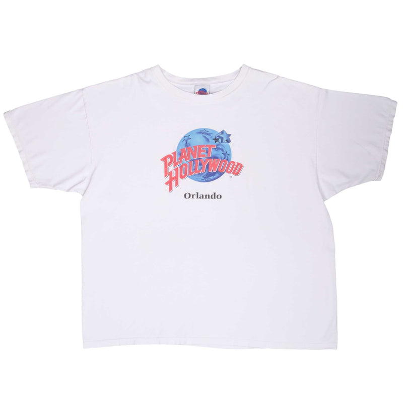 Vintage Planet Hollywood Orlando 1991 Tee Shirt Size XL Made In Usa