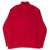 Full front view of red Polo Ralph Lauren quarter-zip sweater with long sleeves
