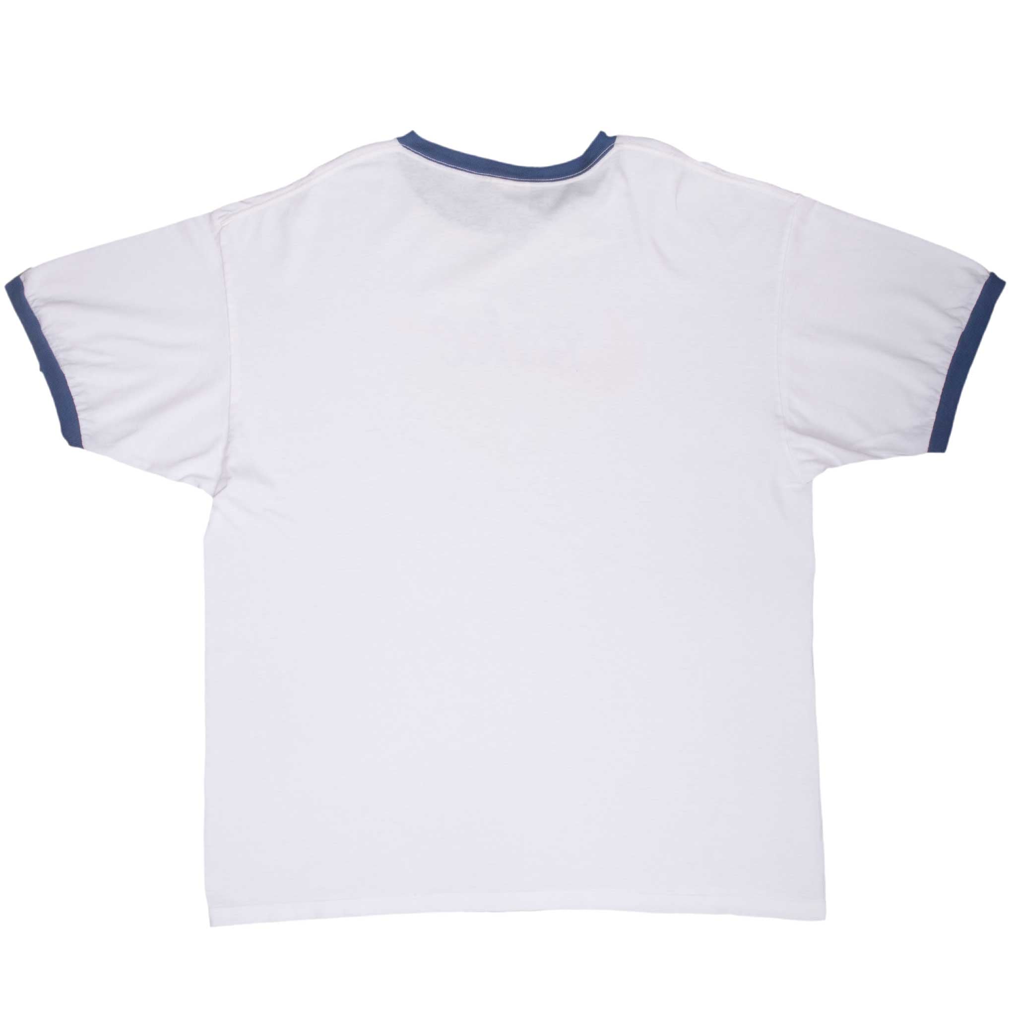 Vintage Nike Spellout White Tee Shirt 1990S Size XL Made In Usa