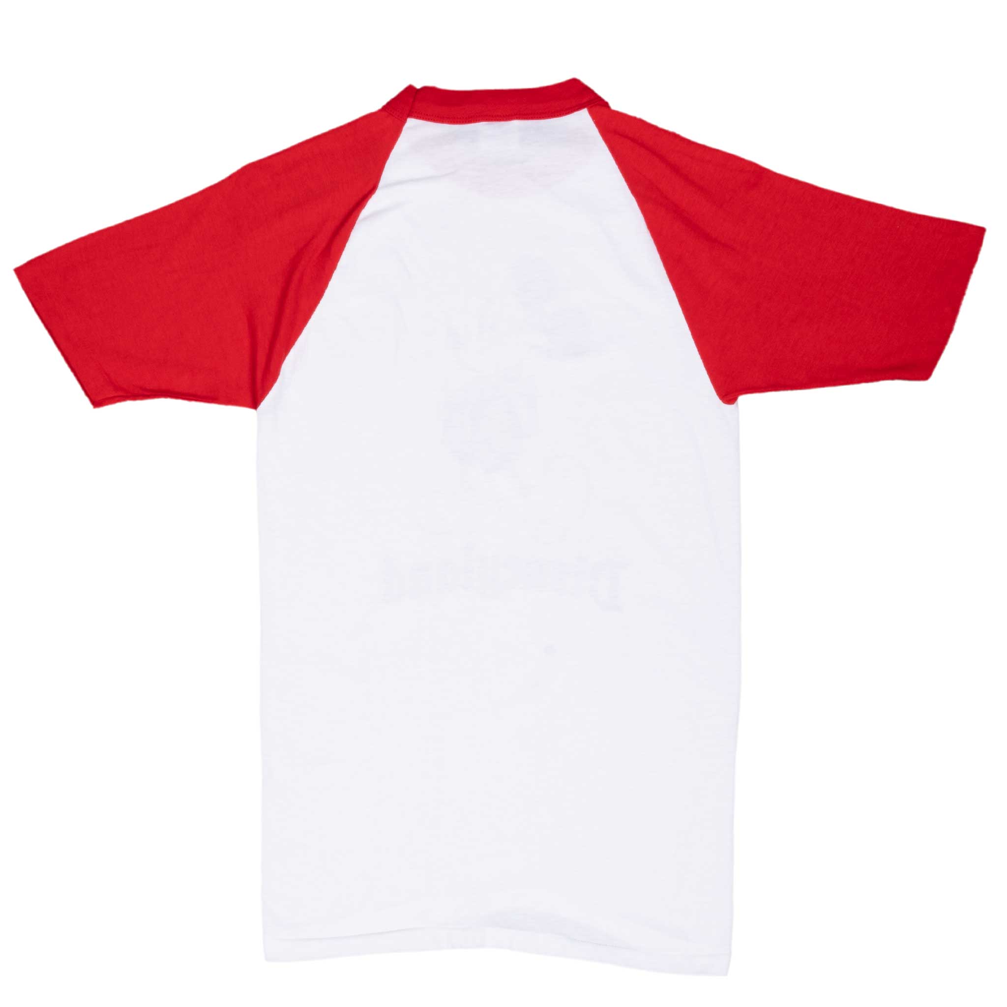 Vintage Disney Mickey Mouse Disneyland Raglan 1990S Tee Shirt Size XS Made In Usa With Single Stitch Sleeves