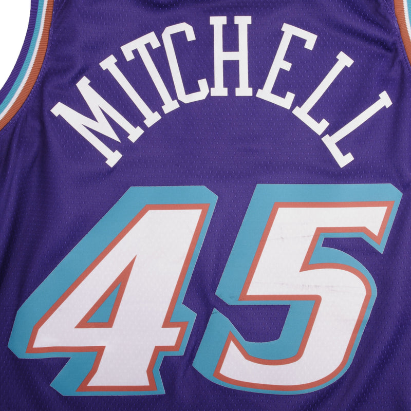 Vintage Nike Nba Utah Jazz Donovan Mitchell #45 Jersey Size 44 Deadstock