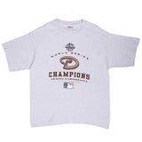 Vintage Mlb Arizona Diamondbacks World Series 2001 Tee Shirt Size XL