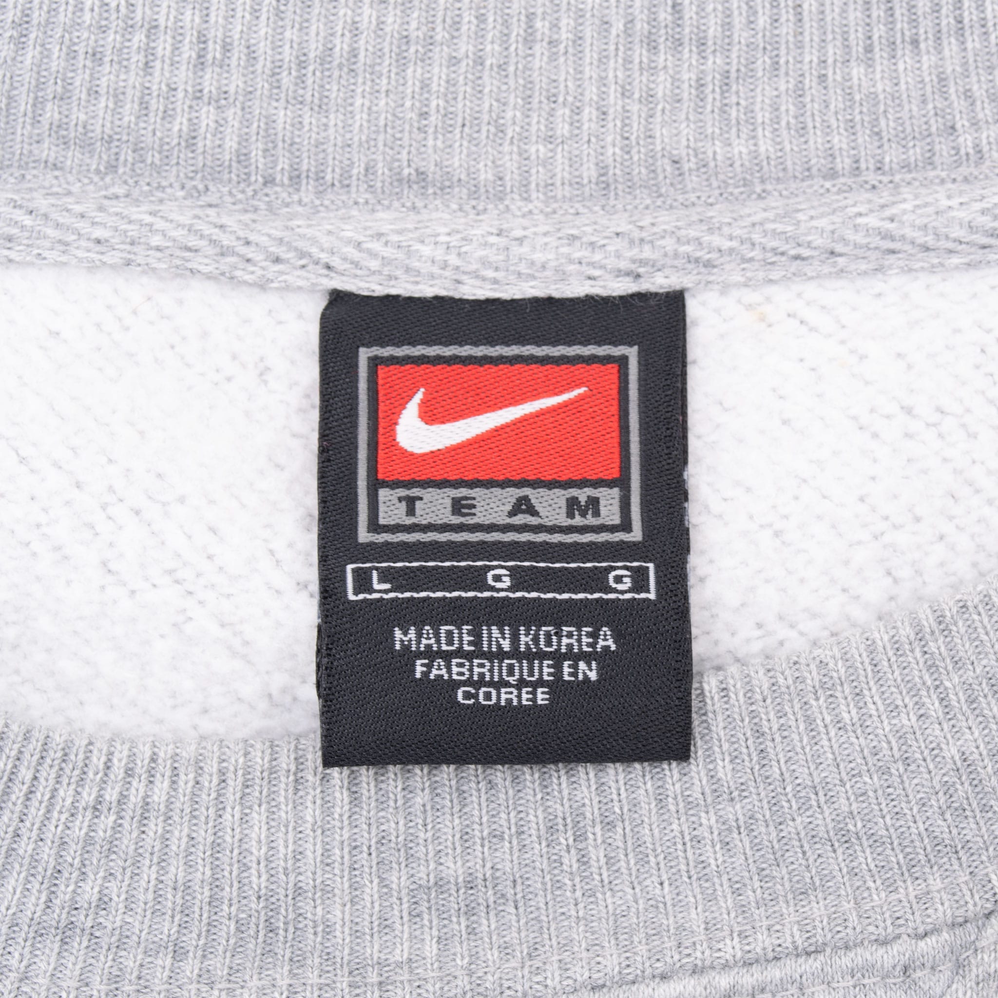 Vintage Nike Ncaa Byu Cougars Grey Crewneck Sweatshirt 1990S Size Large