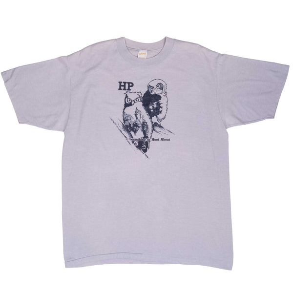 Vintage Hp Hoot About 1970S Sportswear Tee Shirt Size Large Made In Usa


