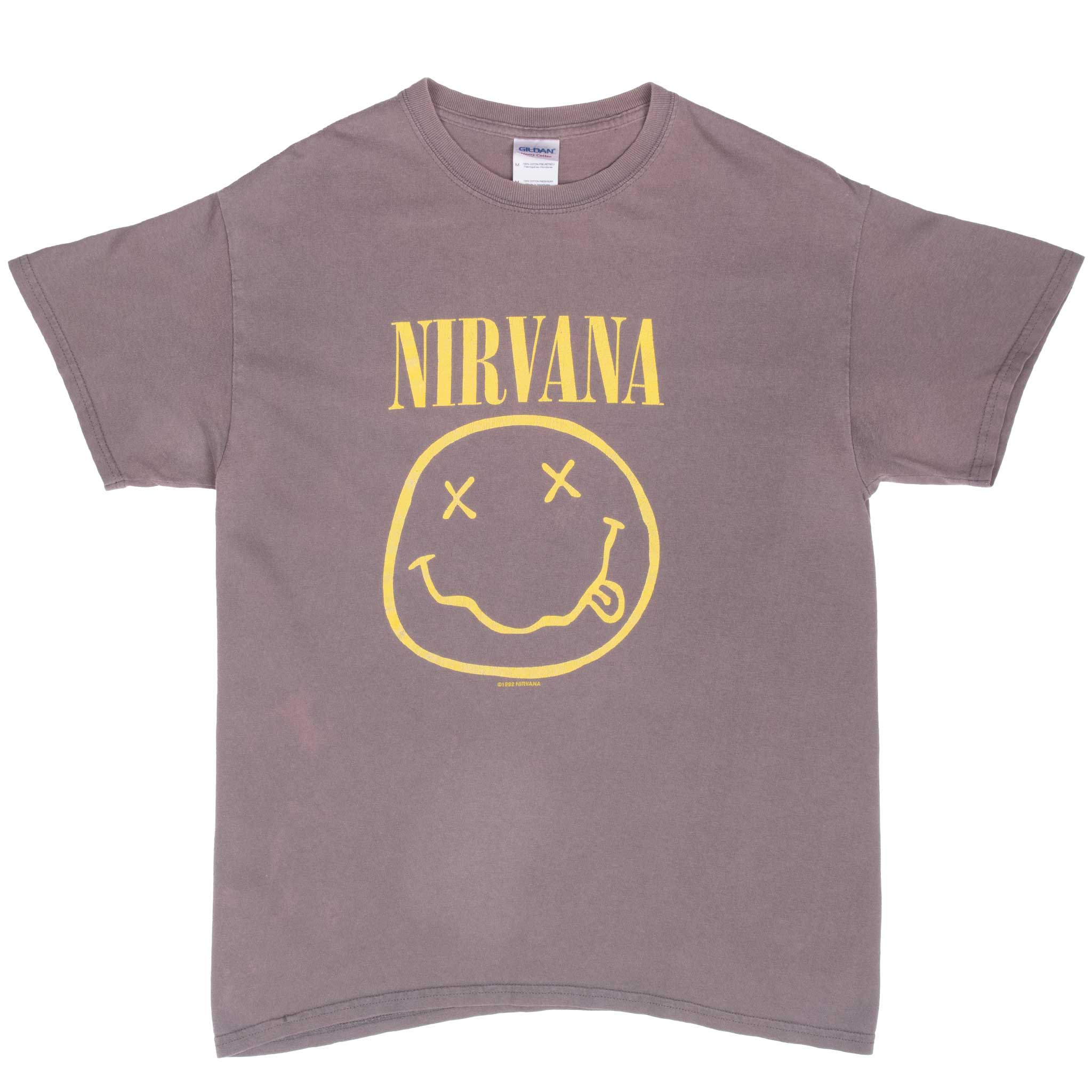 Vintage Nirvana 1992 Gildan Tee Shirt 2000S Size Medium


