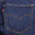 Beautiful Indigo Levis 501 Jeans 1990S Made in USA with very dark wash  Size on Tag 33X33 Actual Size 33X31 Back Button #524