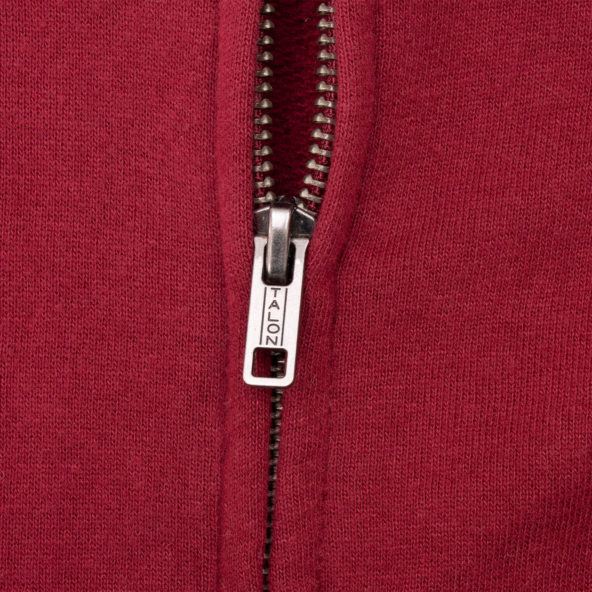 Vintage Ralph Lauren Burgundy Full Zip Hoodie Sweatshirt Size Large