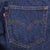 Beautiful Indigo Levis 501 Jeans 1990S Made in USA with very dark wash  Size on Tag 33X33 Actual Size 33X31 Back Button #524