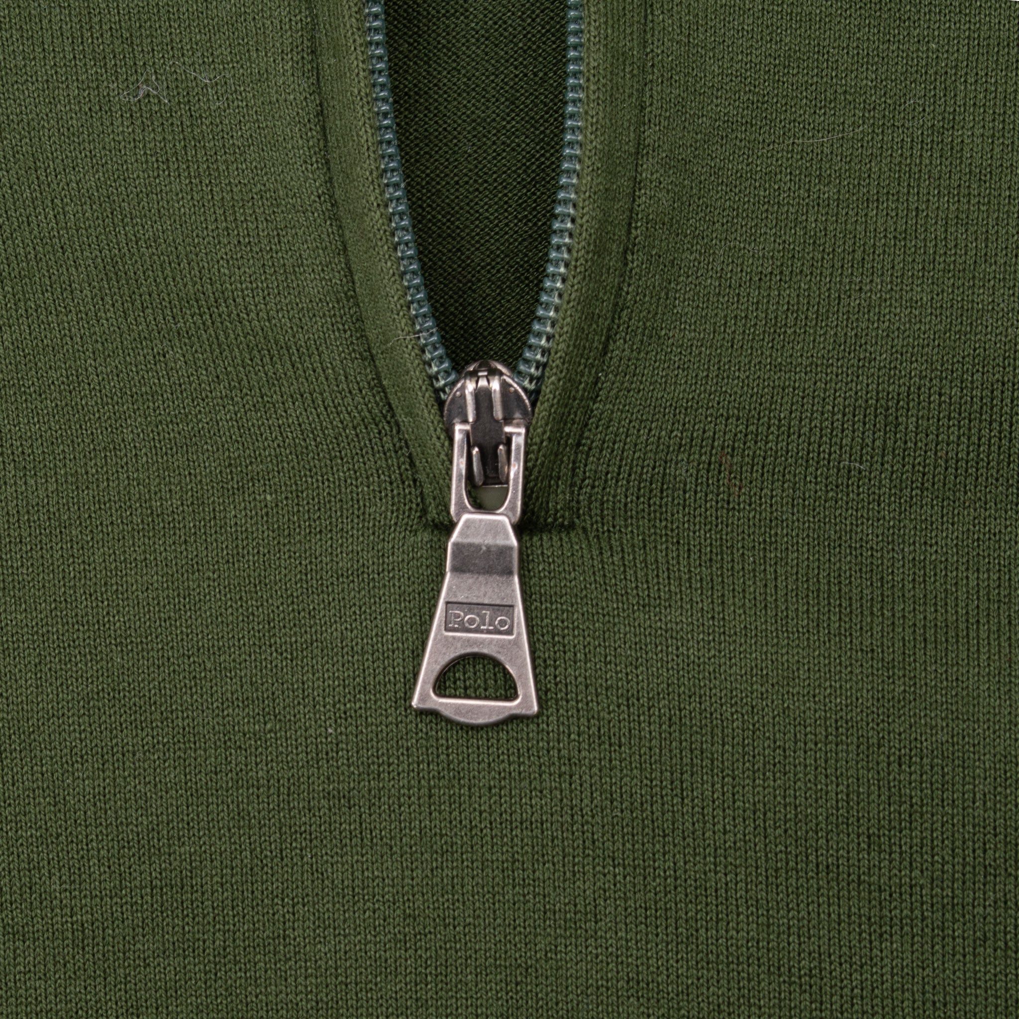 Vintage Polo Ralph Lauren Golf Green Quarter 1/4 Zip Sweater 1990S Size 2XL