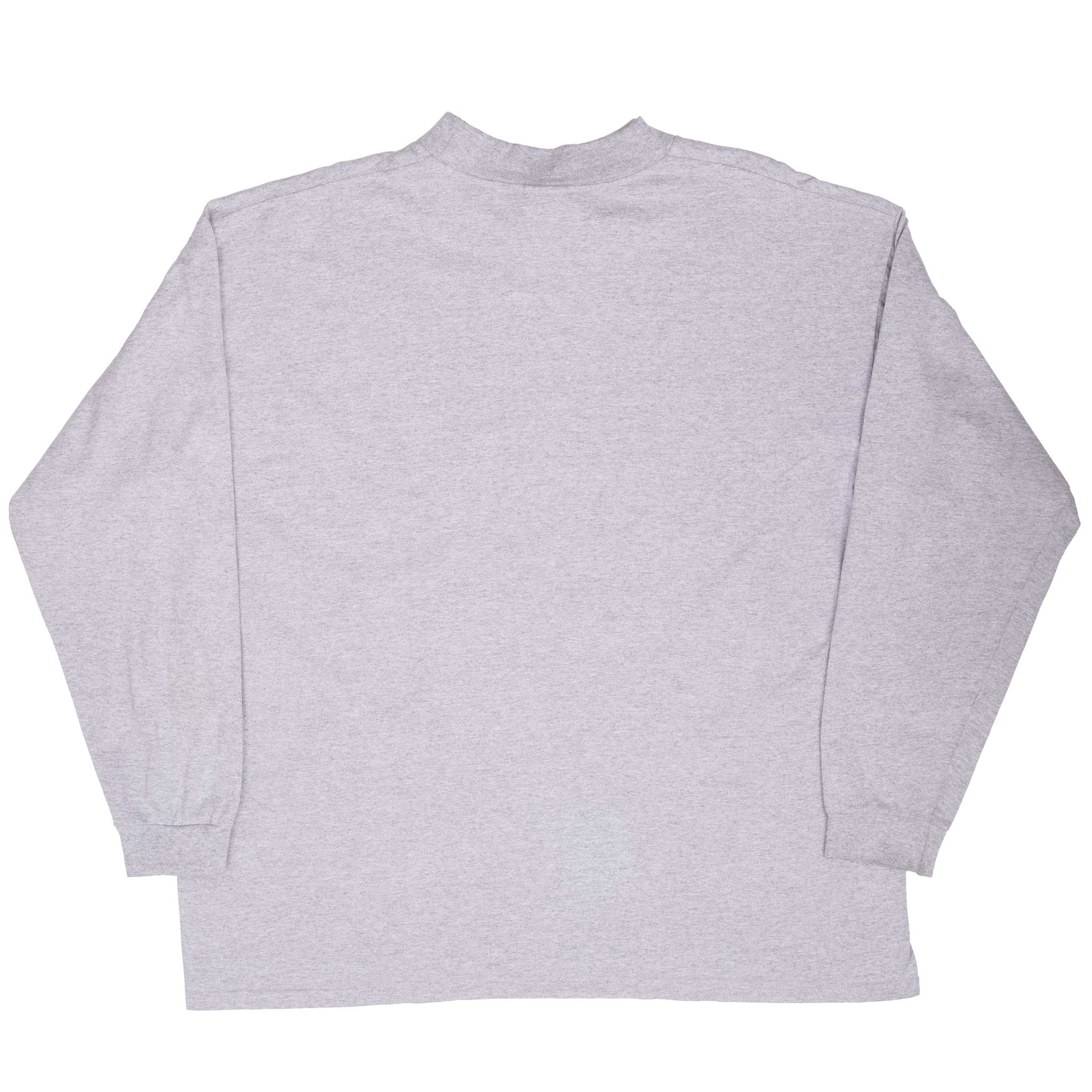 Vintage Nike Long Sleeve Turtle Neck Grey Tee Shirt 2000S Size XL