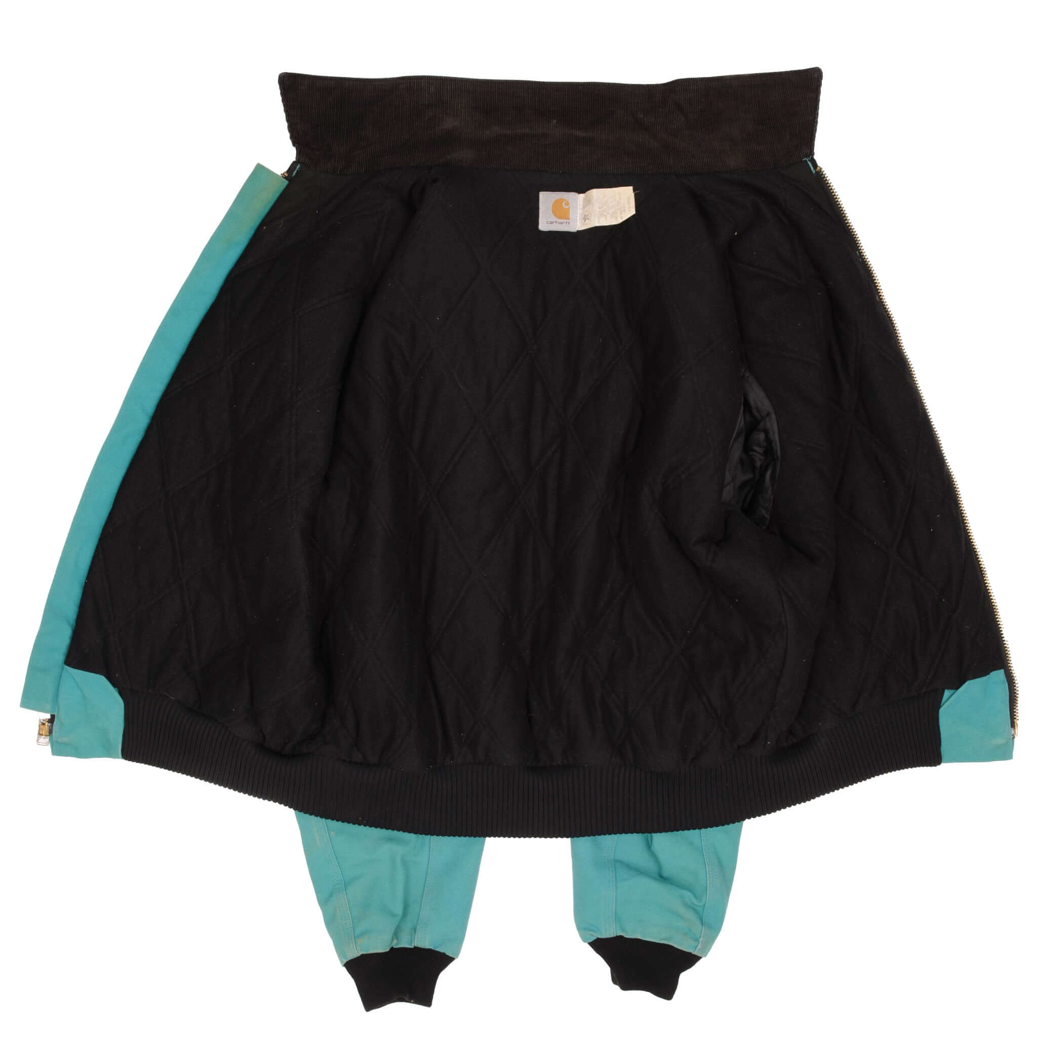 Vintage Carhartt Blue Sante Fe Western Jacket Size XL JQ444 Made In Usa