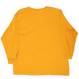 Vintage Starter Athletic Yellow Long Sleeve Tee Shirt 1990S Size XL