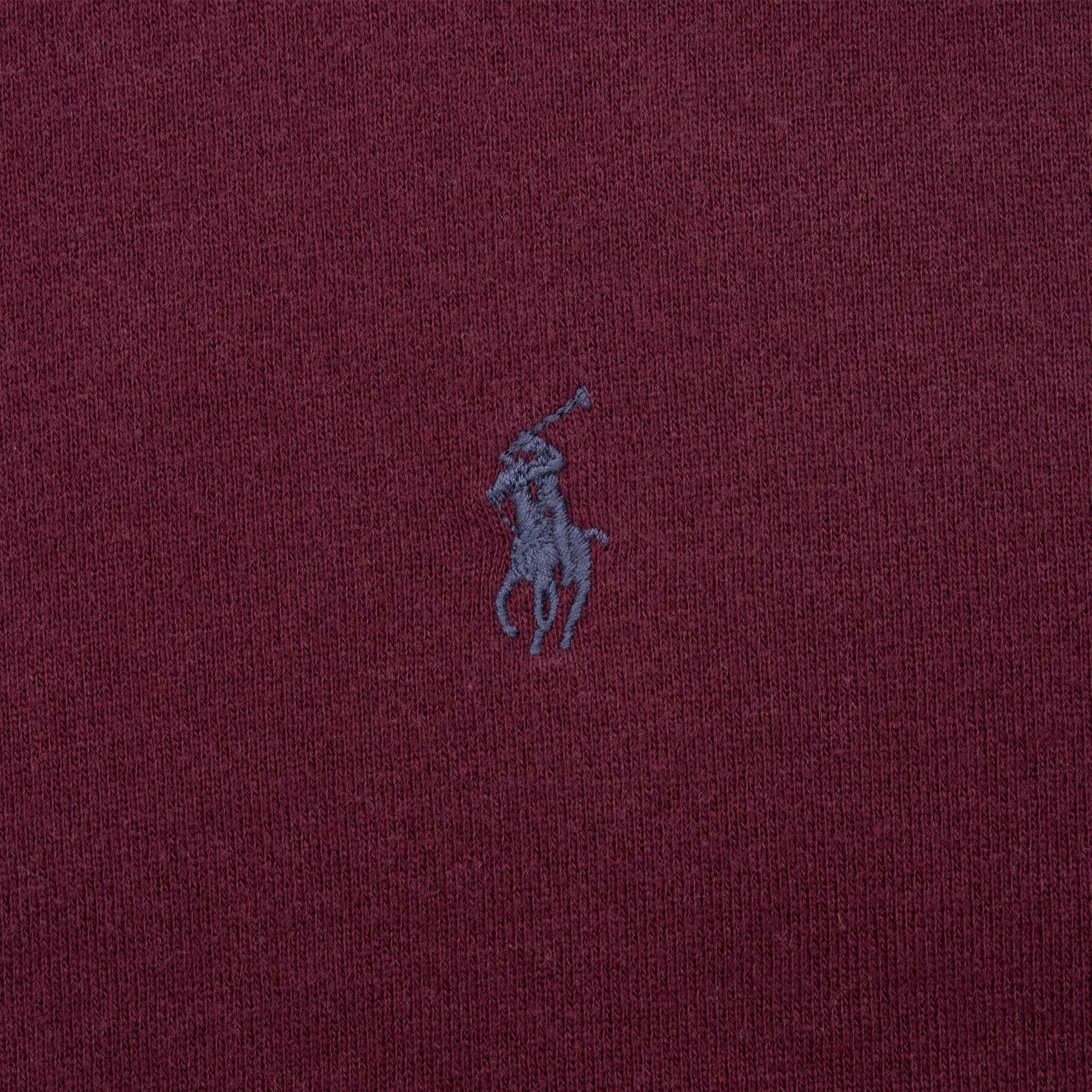 Vintage Ralph Lauren Burgundy 1990S Classic Crewneck Sweatshirt Size 2XL