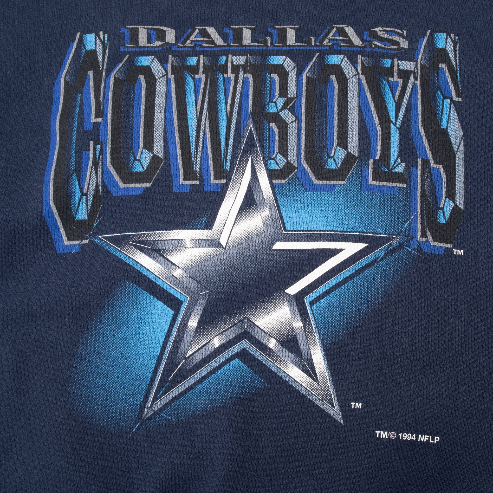 Vintage Nfl Dallas Cowboys 1994 Sweatshirt Size XL Tall Made In USA