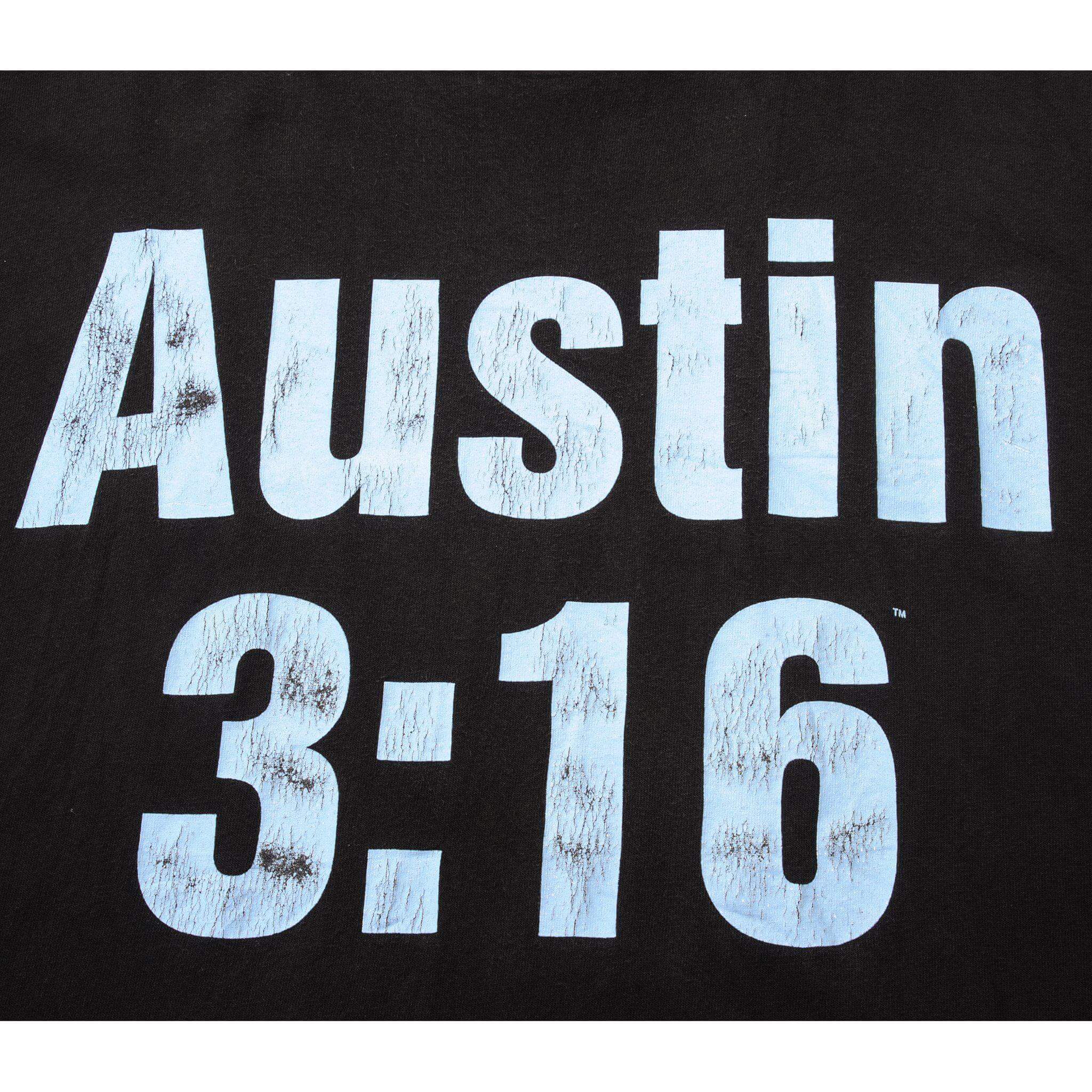 VINTAGE WWF STONE COLD STEVE AUSTIN TEE SHIRT 1997 SIZE XL
