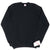 Vintage Jerzees Black Blank Crewneck Sweatshirt 1990 Size Large Made In Usa Deadstock