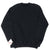 Vintage Jerzees Black Blank Crewneck Sweatshirt 1990 Size Large Made In Usa Deadstock