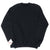 Vintage Jerzees Black Blank Crewneck Sweatshirt 1990 Size Large Made In Usa Deadstock