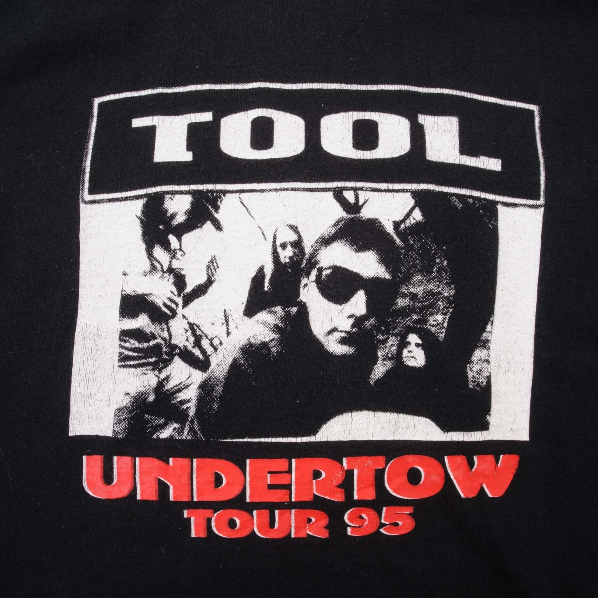 Vintage Tool Undertow Tour 1995 Long Sleeve Tee Shirt Size Xl Made In USA