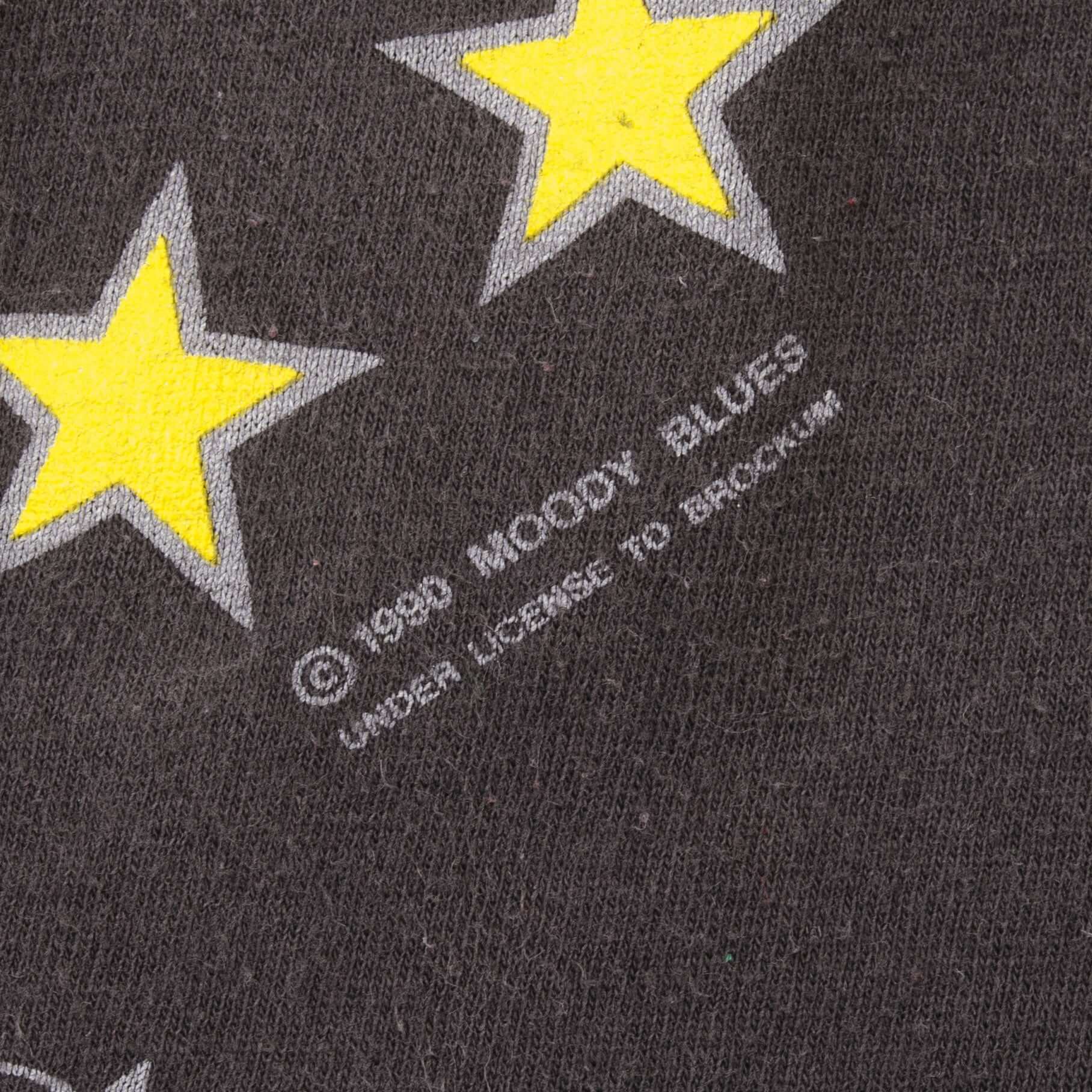 Vintage The Moody Blues 1990 Tee Shirt Size Large Made In USA With Single Stitch Sleeves