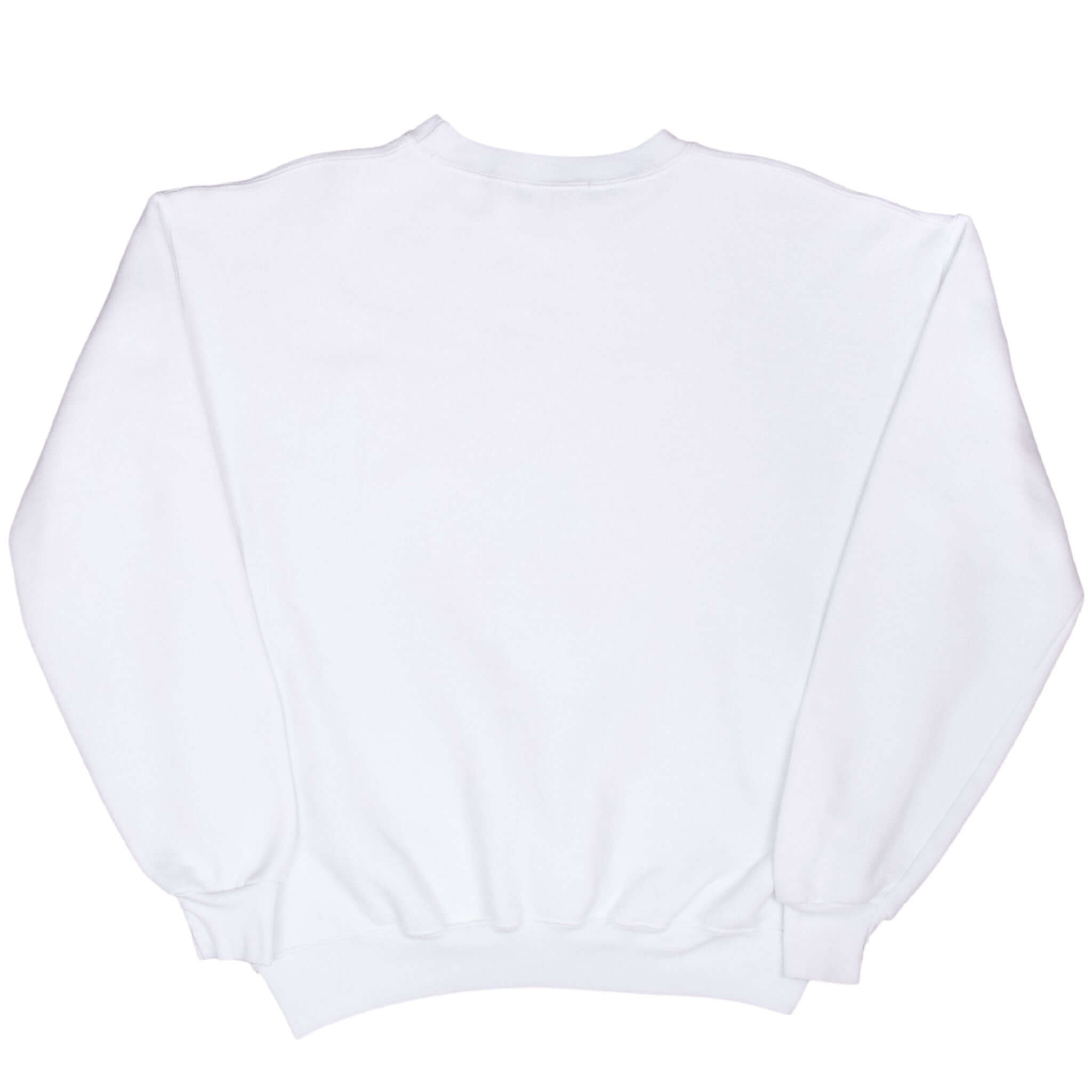 Vintage NCAA Ucla White Sweatshirt 1990S Size Large Made In Usa