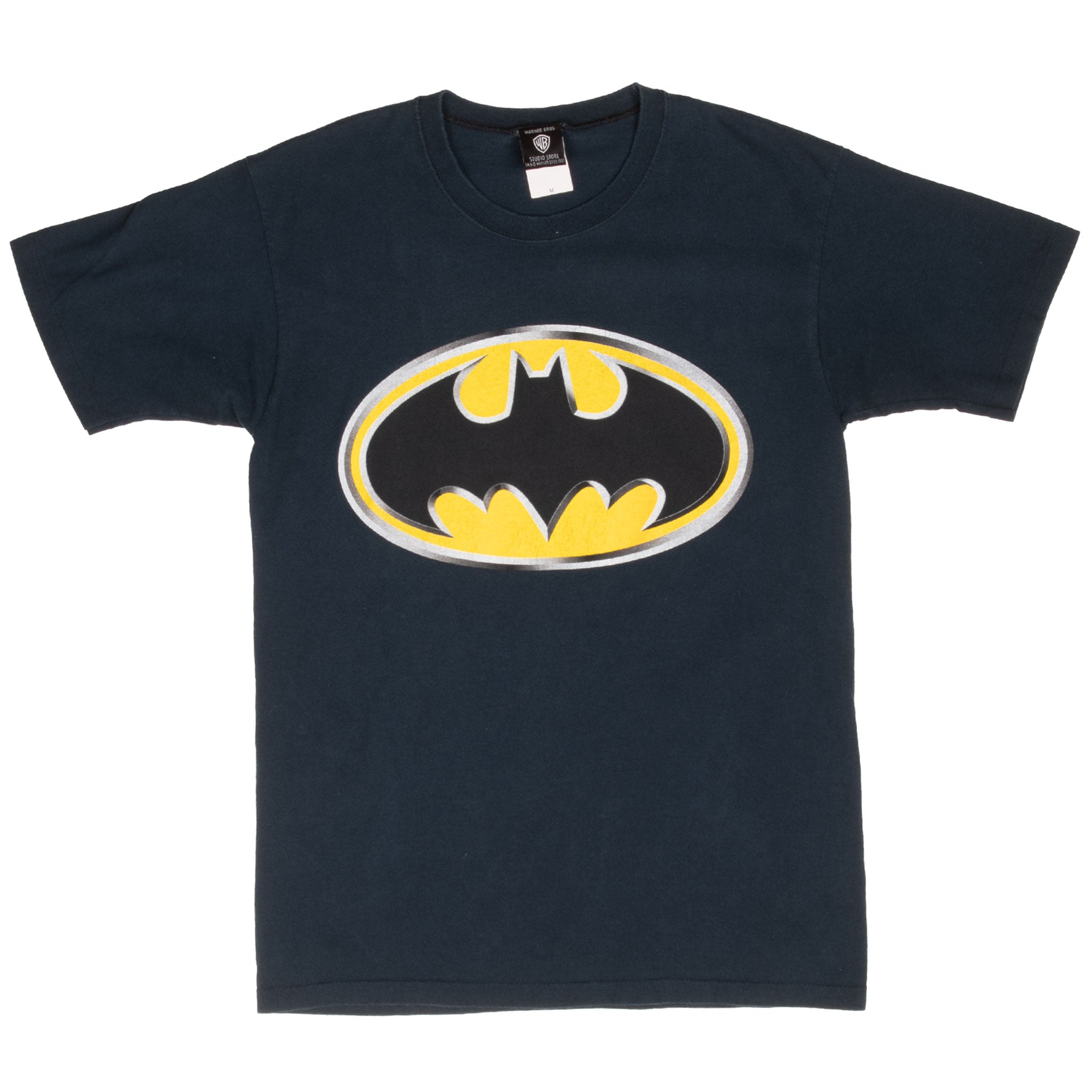 Vintage Dc Comics Batman Emblem Tee Shirt 1997 Size Medium Made In USA With Single Stitch Sleeves