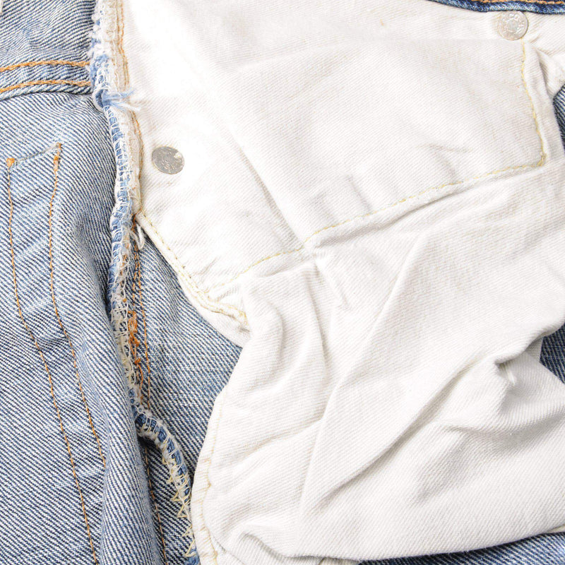 VINTAGE LEVIS 517 SHORT JEANS INDIGO SIZE W32 MADE IN USA
