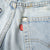 VINTAGE LEVIS 501 SHORT JEANS INDIGO WITH SELVEDGE 1980s SIZE W25 MADE IN USA