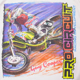 Vintage Motocross Team Suzuki Guy Cooper 1990S Tee Shirt Size Large With Single Stitch Sleeves