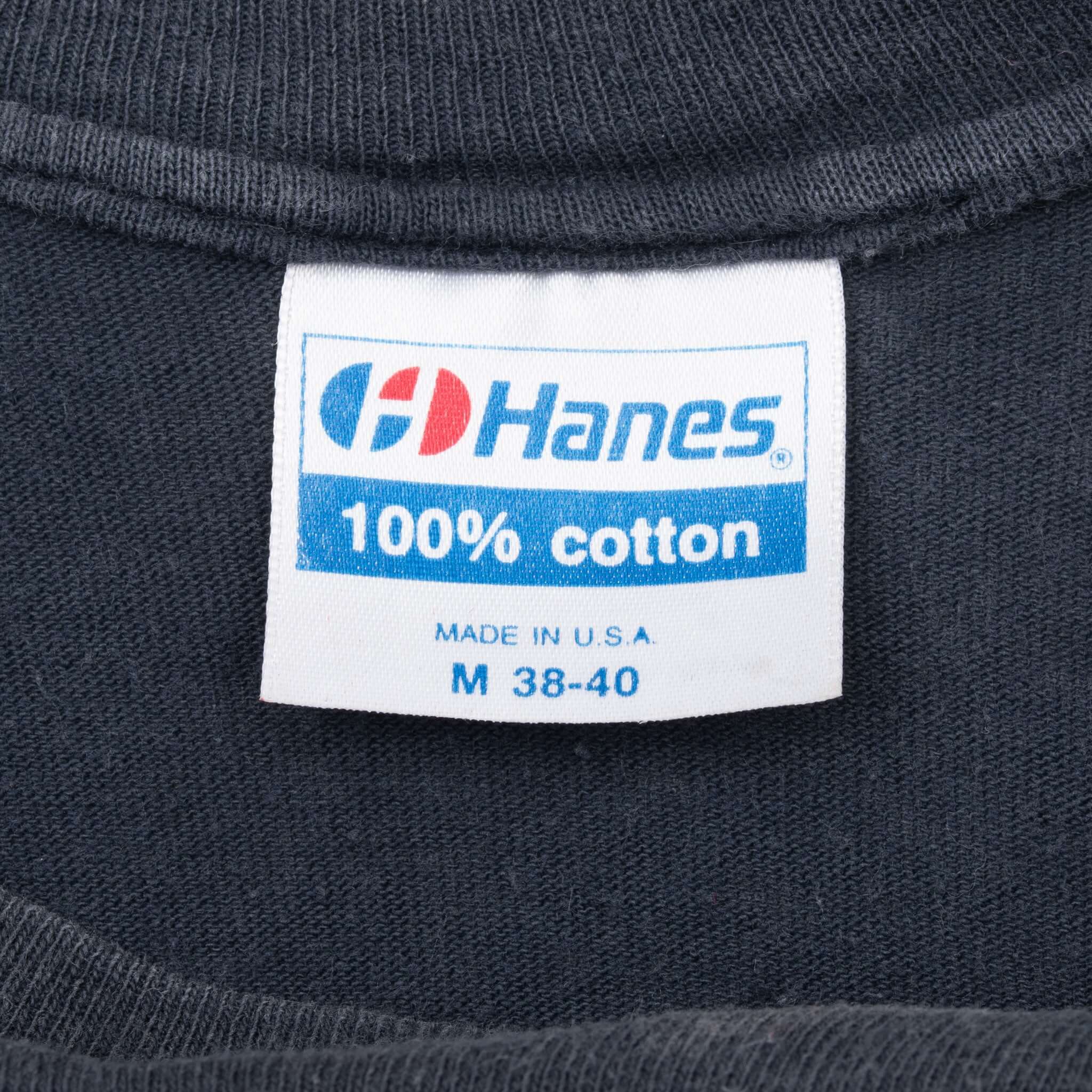 Vintage Slayer World Sacrifice Tour 1989 Hanes Tee Shirt Size Small Made In Usa With Single Stitch Sleeves