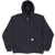 Vintage Carhartt Rain Defender Heavyweight Full Zip Black Hoodie Sweatshirt Size Large