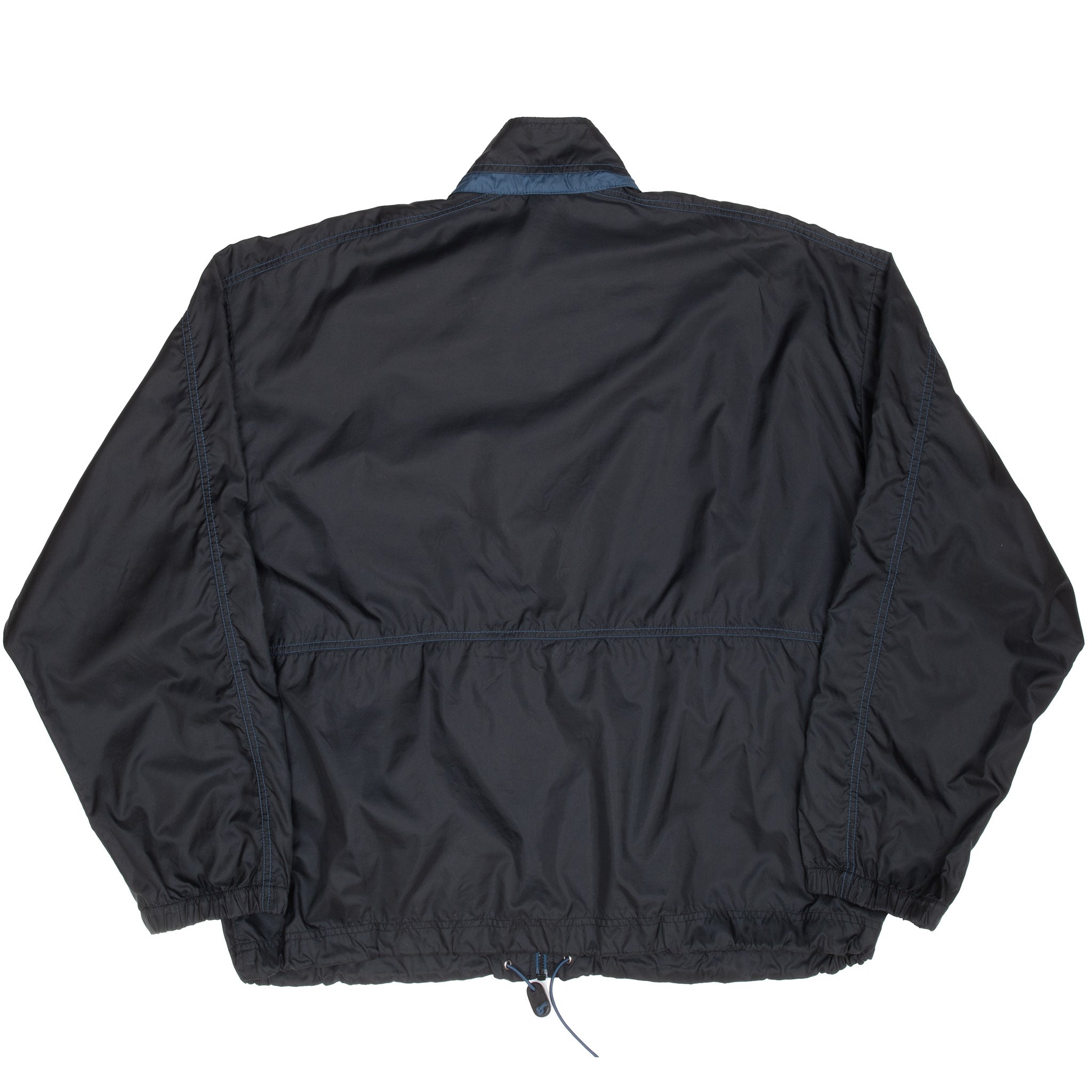 Vintage Nike Classic Swoosh Black Windbreaker Jacket 1990S Size Large