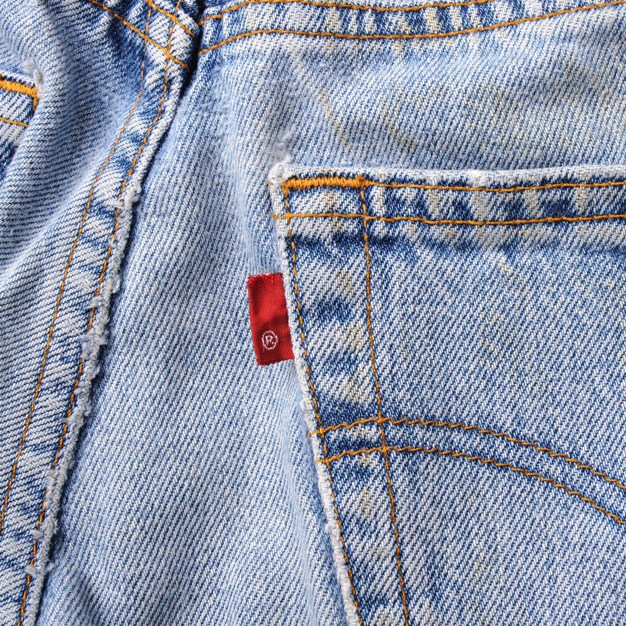 VINTAGE LEVIS 501 JEANS INDIGO SIZE W27 L30