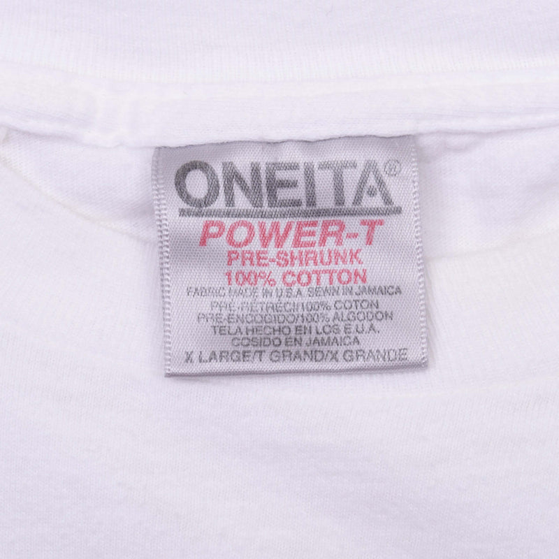Vintage The Beatles 1995 White Tee Shirt Size XL Made In Usa With Single Stitch Sleeves