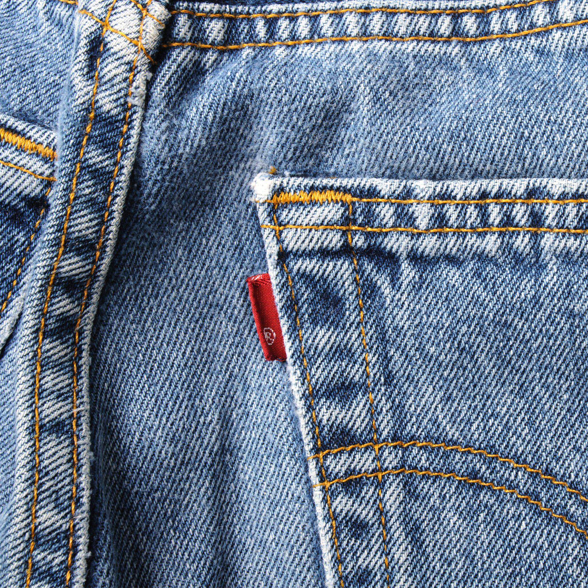 VINTAGE LEVIS 501 JEANS INDIGO 1990S SIZE W25 L30 MADE IN USA