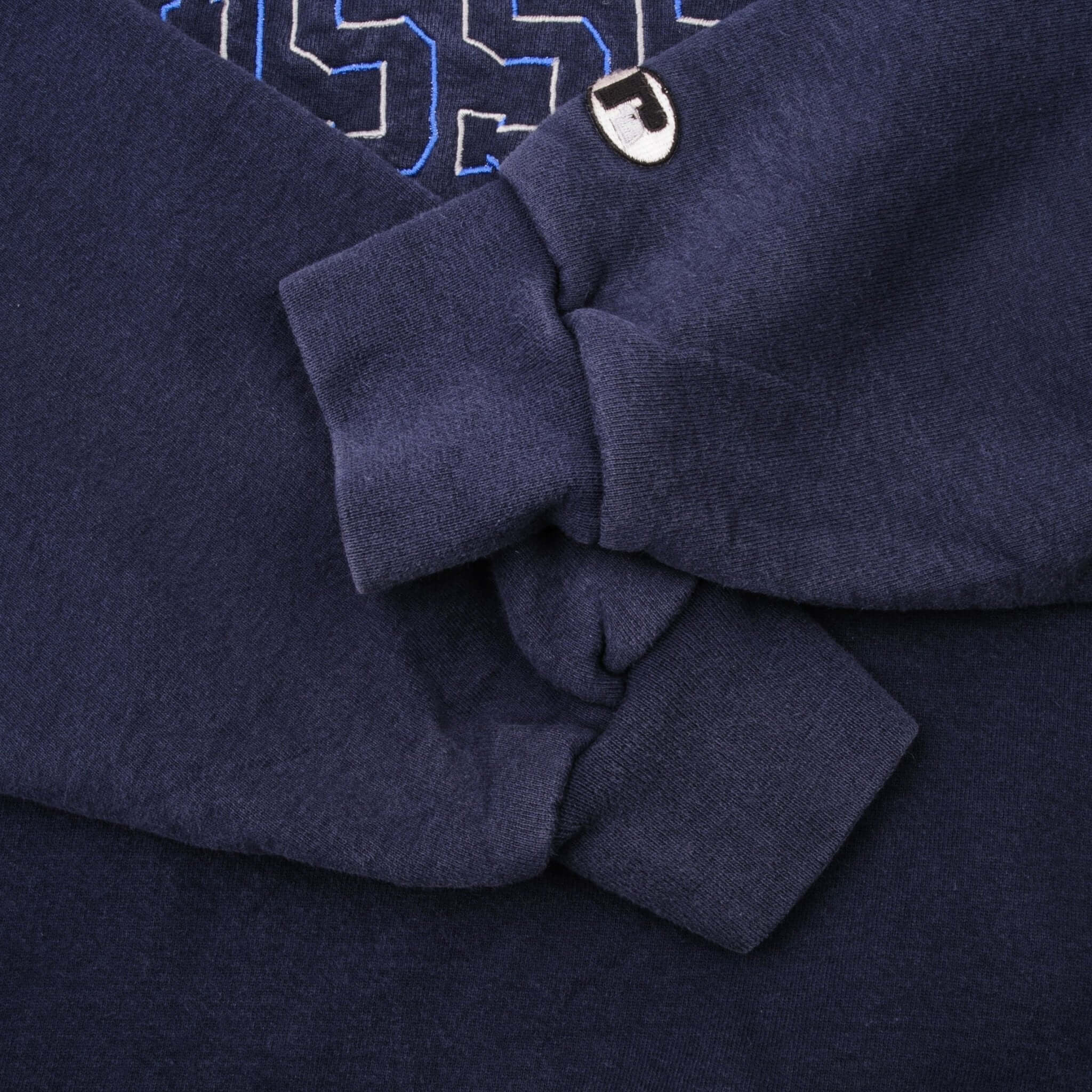 Vintage Russell Athletic Spellout Sweatshirt 1990S Size Medium Made In USA