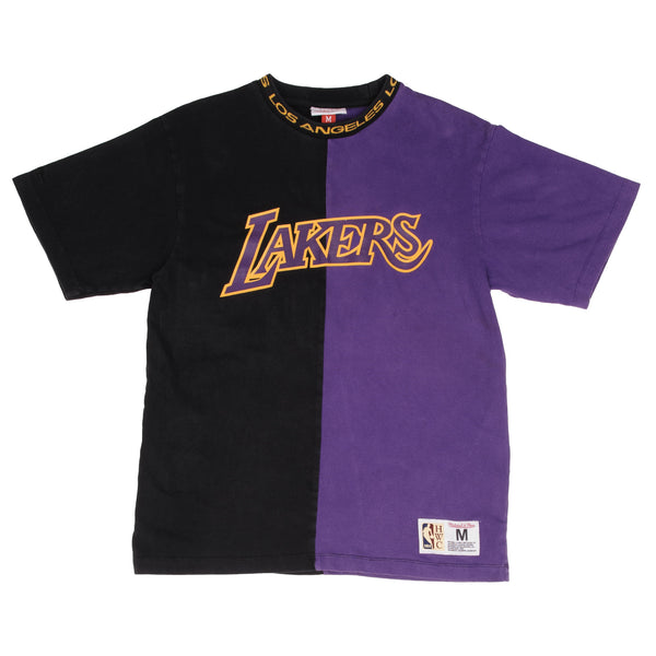 Vintage Nba Los Angeles Lakers Mitchell &amp; Ness Tee Shirt 2000S Size Medium