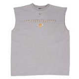 Vintage Nike NBA Los Angeles Lakers 1990s Nike Team Gray Tank Top Tee Shirt Size XL