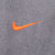 VINTAGE NIKE CLASSIC SWOOSH GREY ORANGE FLEECE TRACK PANTS 2000S XL