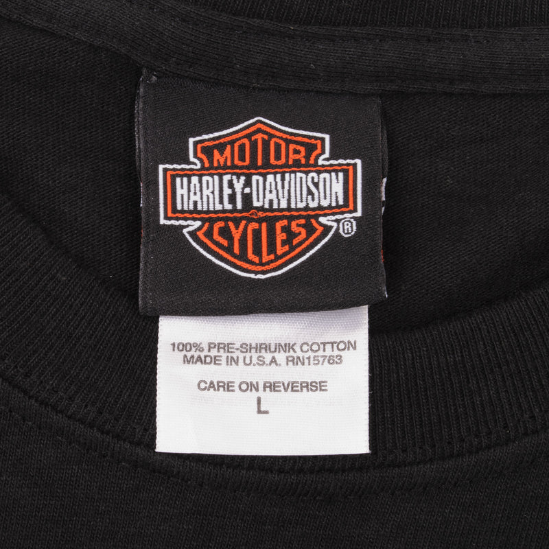 Vintage Harley Davidson Tee Shirt Eagle Bedford Texas 2005 Size Large Made In USA